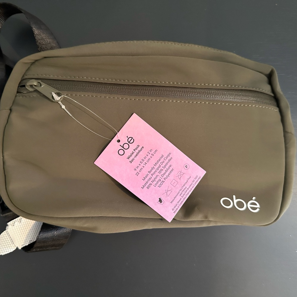 Obe olive green belt bag
